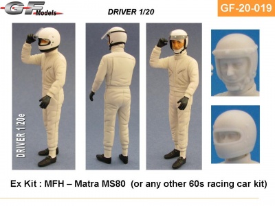 Driver Figure Clark, Hill, Stewart - GF Models