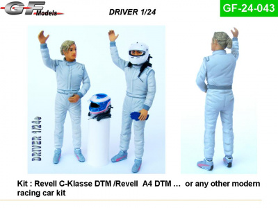 Driver Figure DTM 1:24 - GF Models