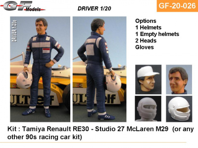 Driver Figure Prost 1/20 - GF Models