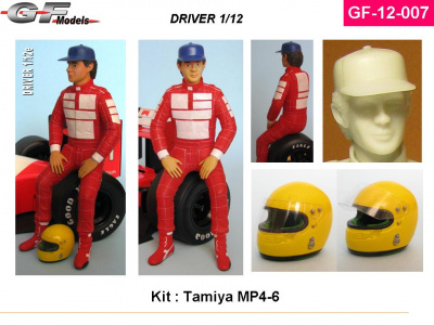 Driver Figure Senna McLaren MP4/6 - GF Models