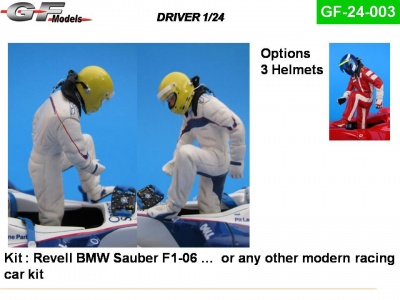 Driver Figure Villeneuve Sauber 1:24 - GF Models