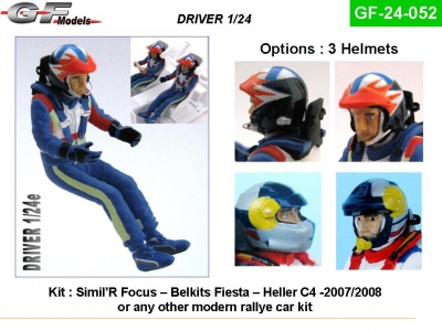 Driver Figure WRC 2007 1:24 - GF Models