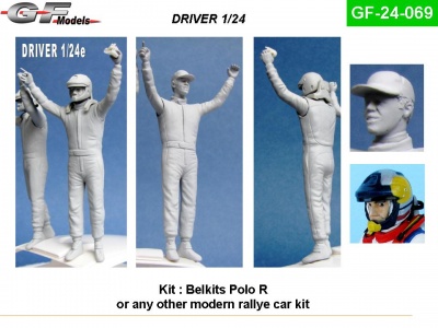 Driver Figure WRC PoloR 1:24 - GF Models