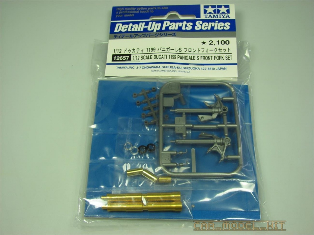 Tamiya 12657 1/12 Detail-Up Parts Ducati 1199 Panigale S Front Fork Set 