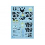 DUCATI 1199 Panigale S "GRAZIE VALE!" Replica 1/12 Decals - Blue Stuff