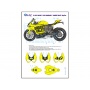 DUCATI 1199 Panigale S "GRAZIE VALE!" Replica 1/12 Decals - Blue Stuff