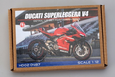 Ducati Superleggera V4 Detail-UP Set For T (14143) 1/12 - Hobby Design
