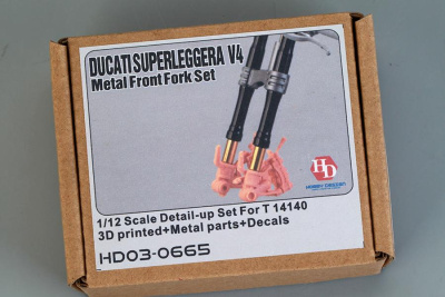 Ducati Superleggera V4 Metal Front Fork Set 1/12 - Hobby Design