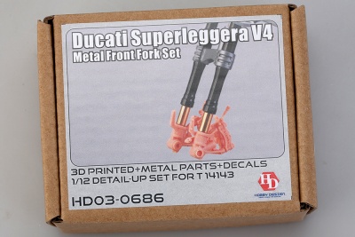 Ducati Superleggera V4 Metal Front Fork Set For T 14143 1/12 - Hobby Design