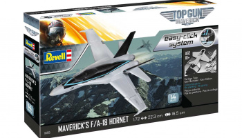 EasyClick ModelSet letadlo 64965 - Maverick's F/A-18 Hornet "Top Gun" (1:72)