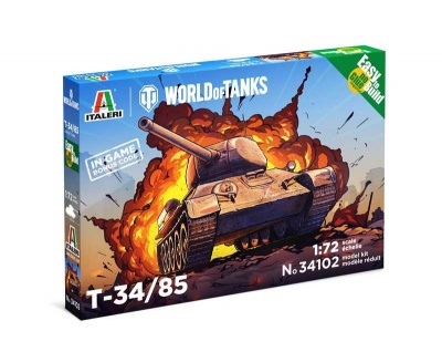 Easy to Build World of Tanks 34102 - T 34/85 (1:72)