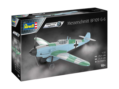 Gift Pack with Aircraft Model, Mini Model Paints & Tools: BF109G
