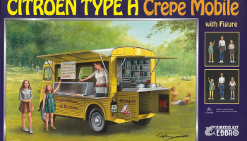 Citroën Type H Crepe Mobile With Figure - Ebbro