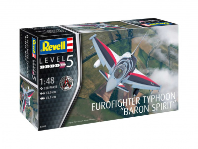 Eurofighter Typhoon "BARON SPIRIT" (1:48) Plastic Model Kit letadlo 03848 - Revell