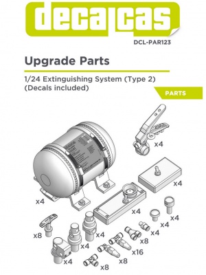 Extinguishing System - Type02 1/24 - Decalcas