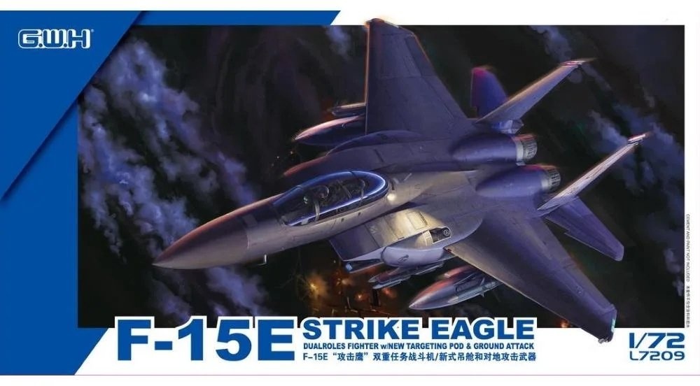 F-15E USAF w/New targeting pod & ground attack weapons 1/72 - G.W.H ...