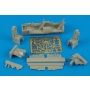 F-16D Fightning Falcon cockpit set 1/72 – Aires