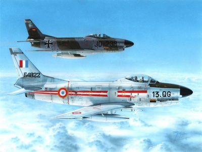 F-86K Armés de lAir & Bundesluftwaffe 1/48 – Special Hobby