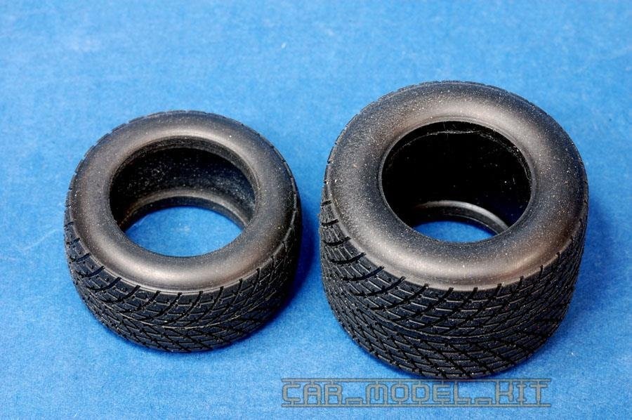 Model Factory Hiro 1/43 scale 1980's F1 Rain Tire GY Set P1111 from Japan F/S 