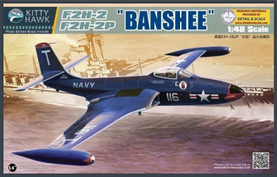 F2H-2 Banshee 1/48 - Kitty Hawk