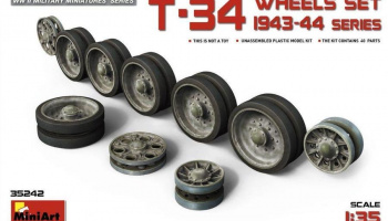 1/35 T-34 Wheels Set. 1943-44 Series