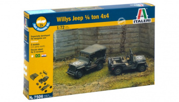 Willys Jeep 1/4 Ton 4x4 TRUCK (1:72) – Italeri