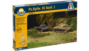 Fast Assembly tanky 7507 - Pz.Kpfw.III Ausf.J (1:72) - Italeri