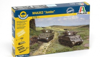 Fast Assembly tanky 7520 - M4A3E2 "JUMBO" (1:72) - Italeri