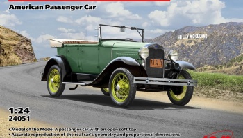 Model A Standard Phaeton (1930s) American Passenger Car 1/24 - ICM
