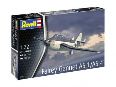 Fairey Gannet AS.1/AS.4 (1:72) Plastic Model Kit letadlo 03775 - Revell