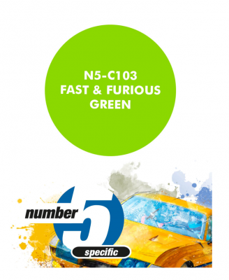 Fast And Furious Green Paint for Airbrush 30 ml - Number 5