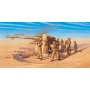 Fast Assembly military 7512 - 8.8 CM FLAK 37 AA GUN with crew (1:72) - Italeri