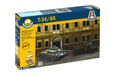 Fast Assembly tanky 7515 - T-34/85 (1:72) - Italeri