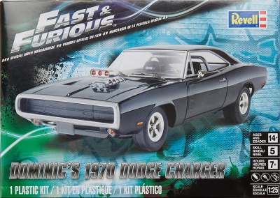 Fast & Furious Dominic's 1970 Dodge Charger (1:25) Plastic Model Kit 4319 - Revell Monogram