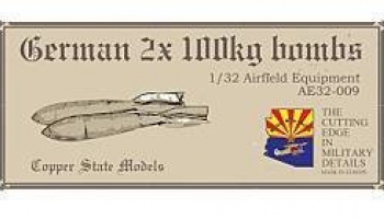 1/32 German 2x100kg aerial bombs