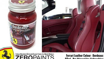 Ferrari Leather Colour Paints Bordeaux - Zero Paints