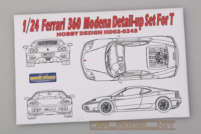 Ferrari 360 Modena Detail-up Set For T - Hobby Design