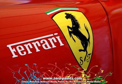 Ferrari 488 GTE Rosso Barchetta Red 312 - Zero Paints