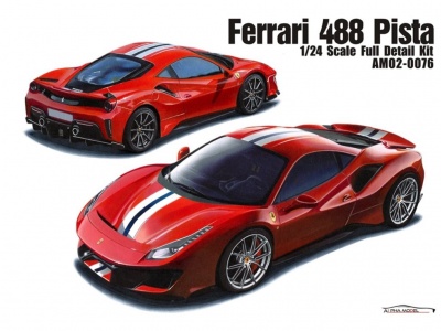 Ferrari 488 Pista 1/24 - Alpha Model