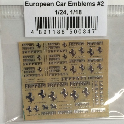 Ferrari Emblems 1/24, 1/18 - MSM Creation