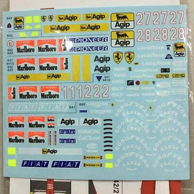 Ferrari F189/F190/F191 (640-643) Full decal 1/20 - MSM Creation