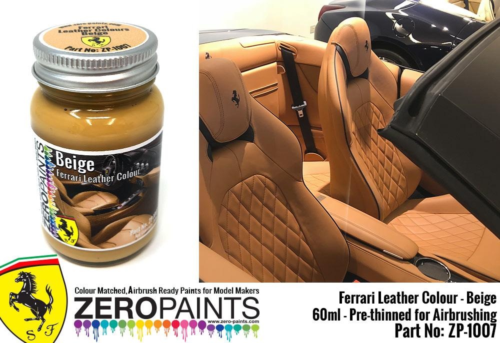 Ferrari Leather Colour Paints Beige Zero Car Model Kit Com - Ferrari Colors Paints