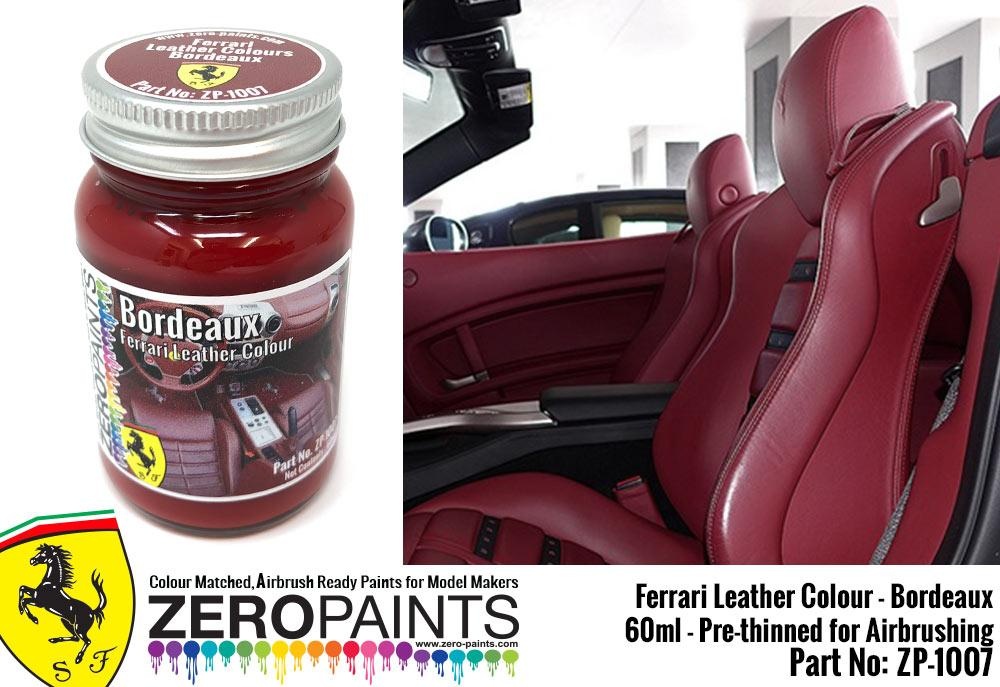 Ferrari Leather Colour Paints Bordeaux Zero Car Model Kit Com - Ferrari Colors Paints