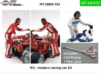 Figure Pit Crew 4 1:24 - GF Models