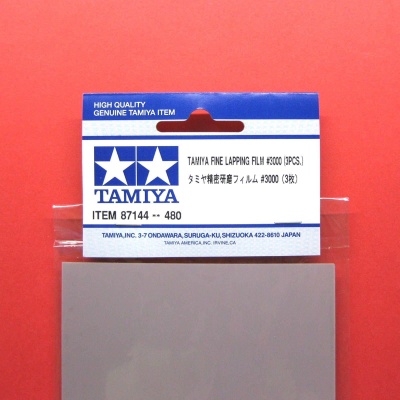 Fine Lapping Film #3000 3pcs - Tamiya