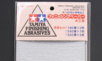 Finishing Abrasives Medium Set - Tamiya