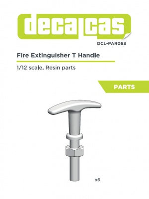 Fire Cable T Handle 6 units 1/12 - Decalcas