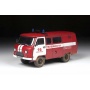 Fire service UAZ "3909" (1:43) Model Kit 43001 - Zvezda