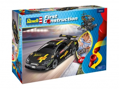 First Construction auto 00923 - Racing Car (černé) (1:20) - Revell