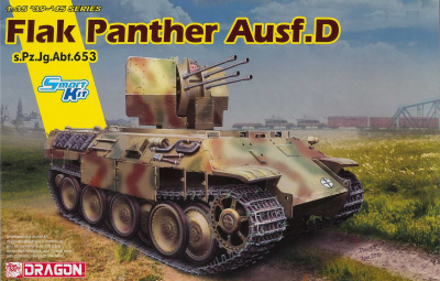 FLAK PANTHER Ausf.D s.Pz.Jg.Abt.653 (1:35) Model Kit tank 6899 - Dragon